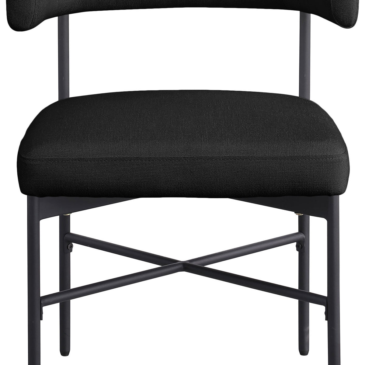 Rivage - Durable Dining Chair With Black Frame (Set of 2)