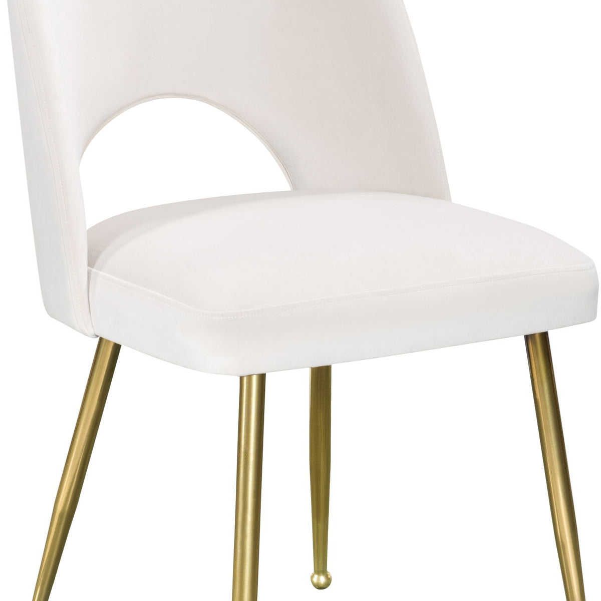Logan - Dining Chair (Set of 2) - Gold Legs