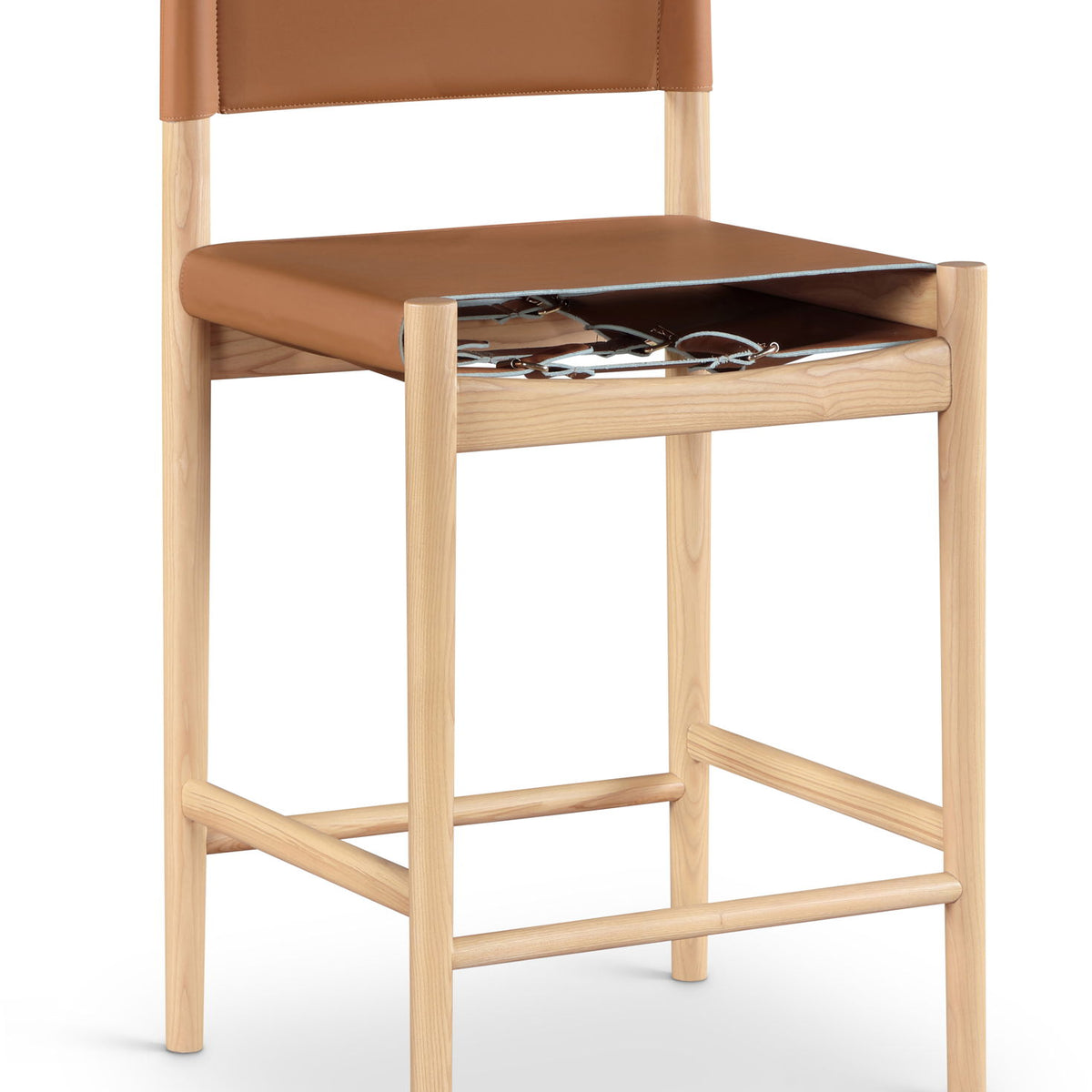 Rawlins - Counter Stool - Natural Frame