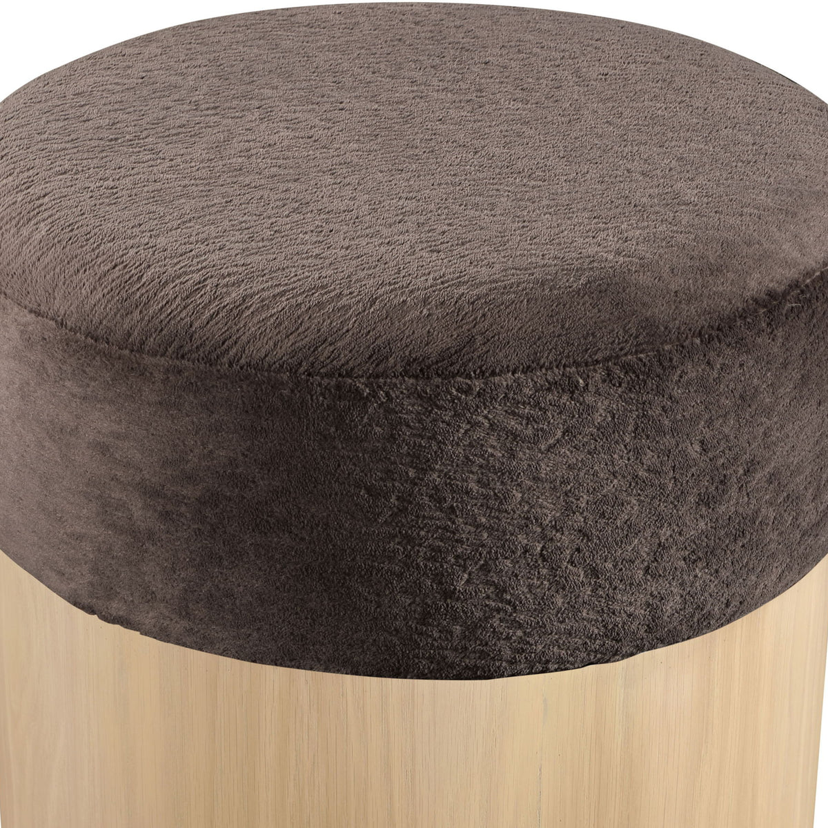 Nimes - Ottoman / Stool With Natural Base