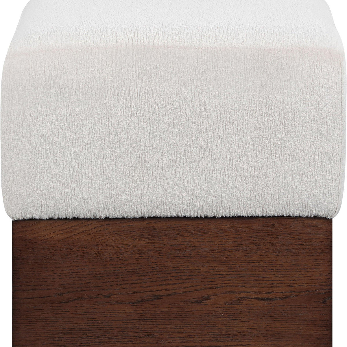 Havre - Ottoman / Stool With Brown Base