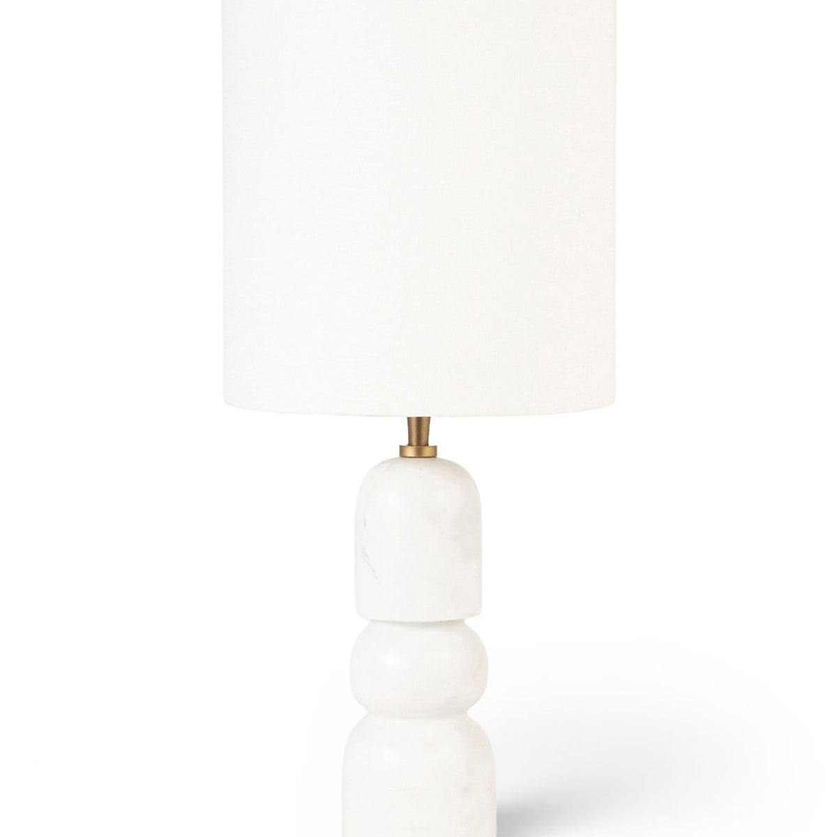 Paros - Base And Linen Textured Fabric Shade Table Lamp
