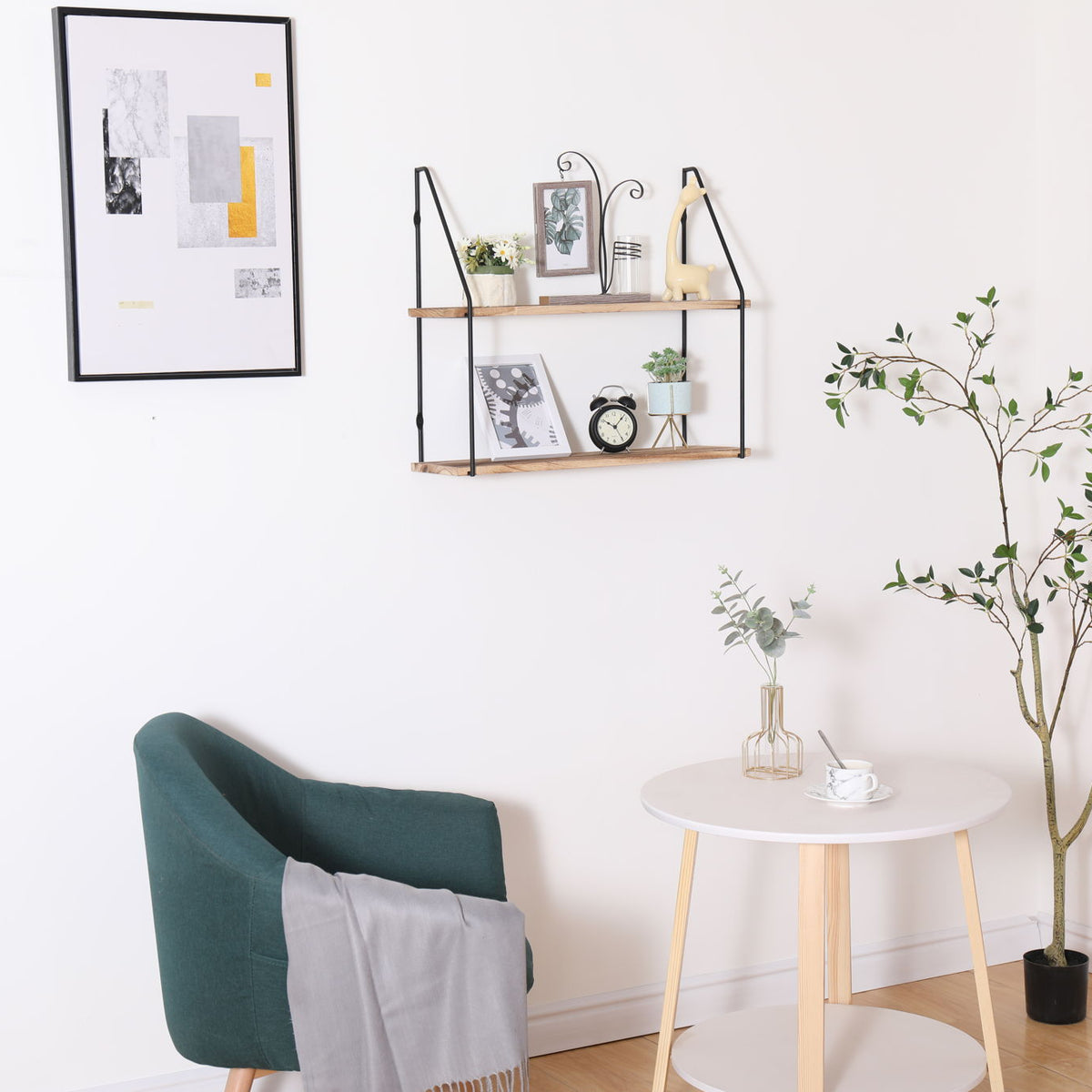 Gardenia - Wall Mounted Wall Storage, Decorative Hanging Display