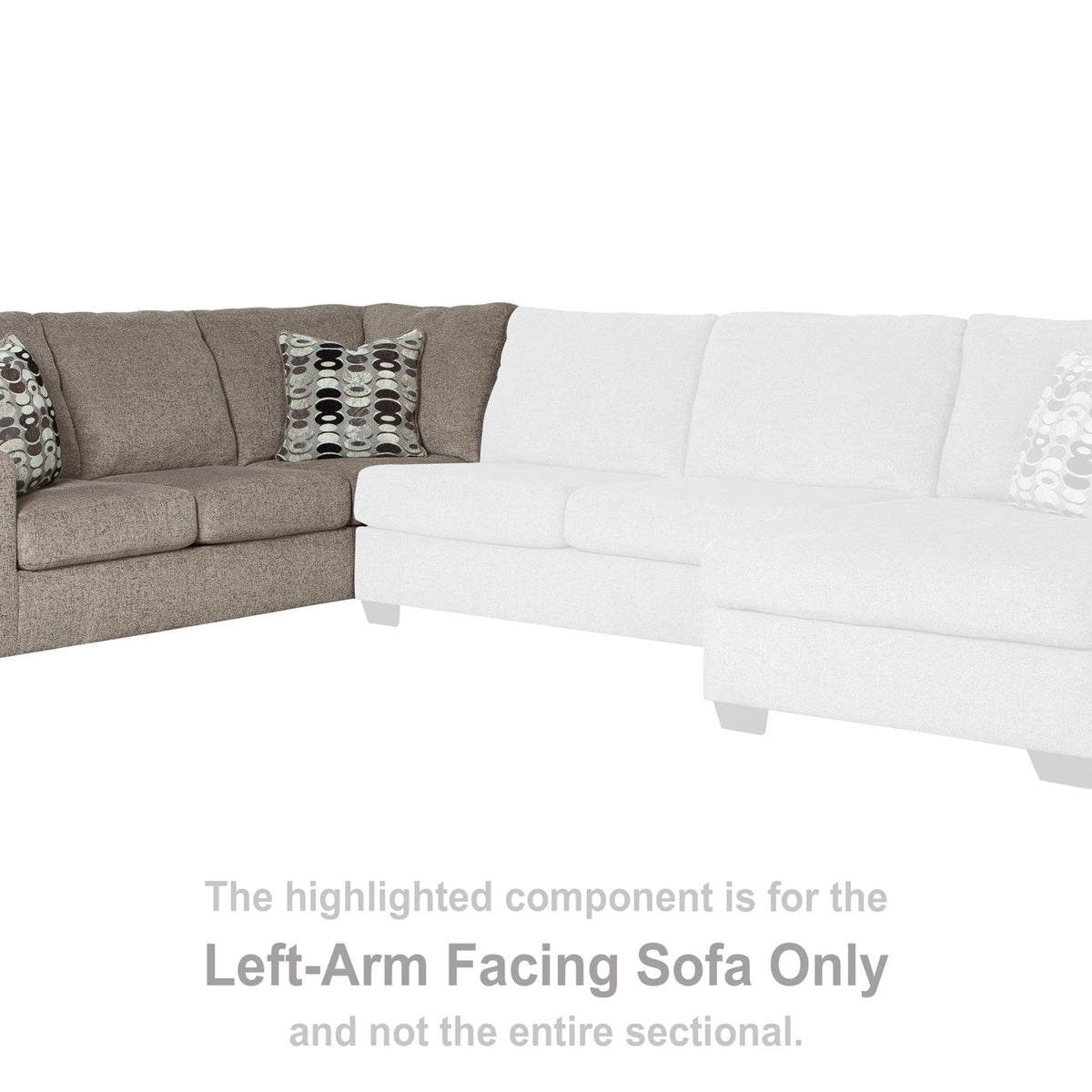 Ballinasloe - LAF Sofa - Platinum