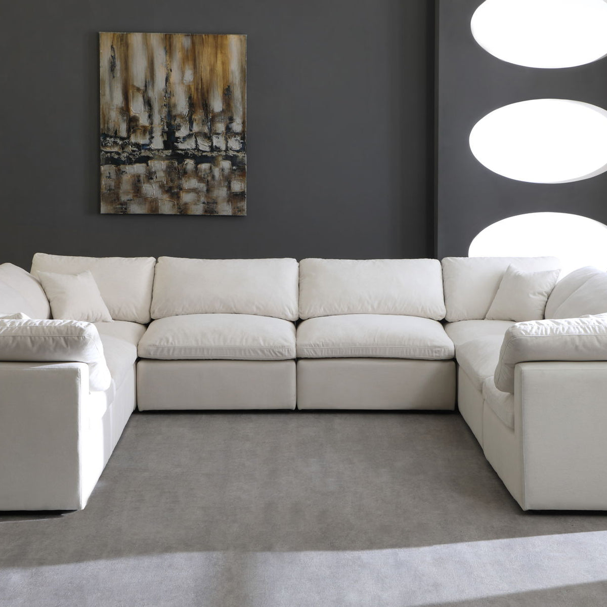 Plush - 8 Piece Modular Sectional
