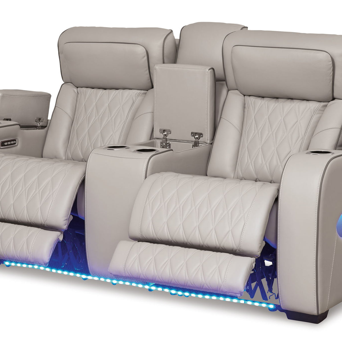 Boyington - Power Reclining Loveseat With Console/Adj Hdrst