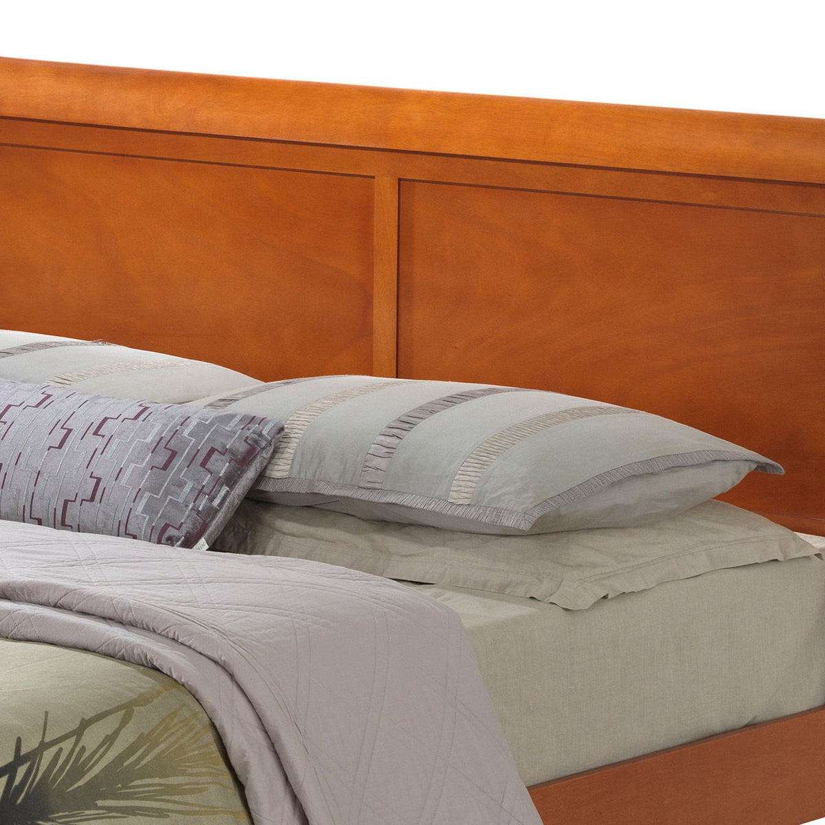 Panel Sleigh Bed