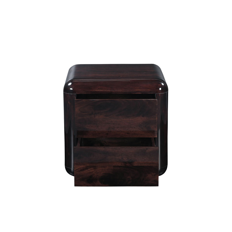 Rory - Nightstand - Dark Brown