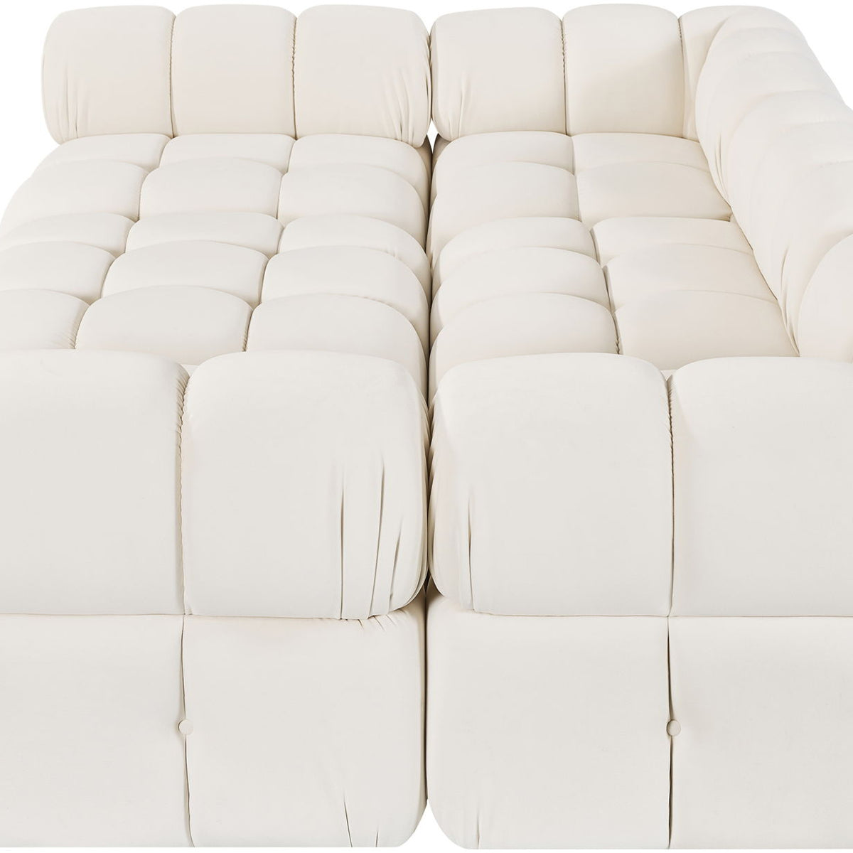 Orin - Velvet 6 Piece Modular Sectional