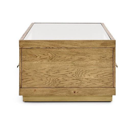 Fallbook - 4 Drawer Coffee Table - Light Brown