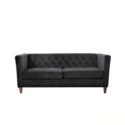 Button Tufted 3 Seater Sofa For Living Room