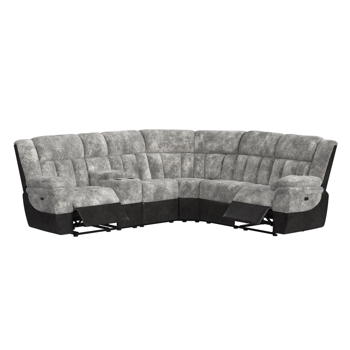 Santorini - LHF Power Motion Recliner - Dillon / Shire Steel