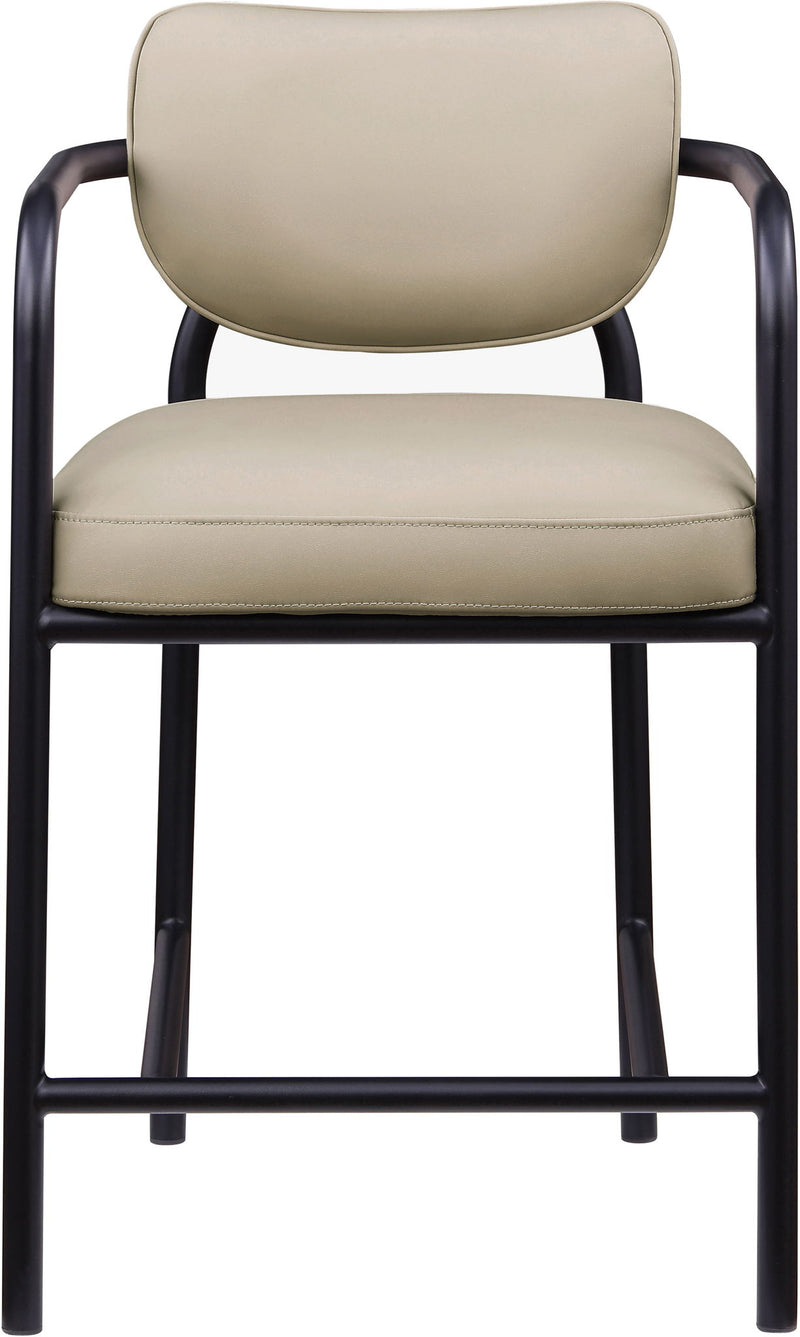 Serava - Vegan Leather Upholstered Bar Stool