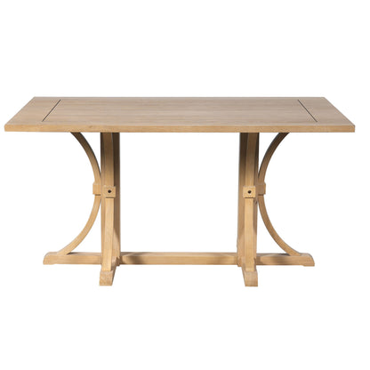 Dining Table With Trestle Base