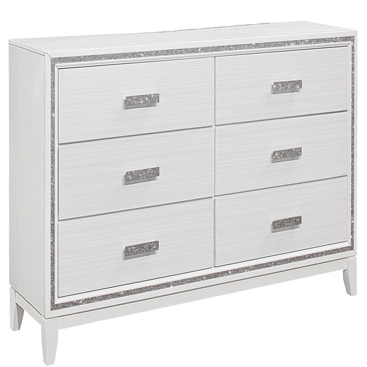 Almera - 5 Piece Bedroom Set With LED Lighting And Glitter Details