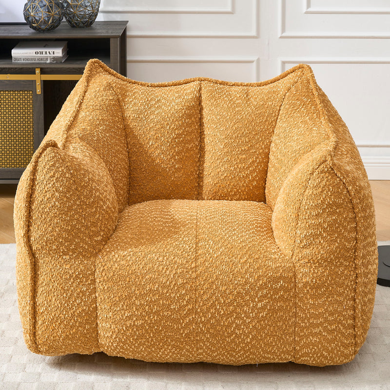 Comfortable Chenille Sofa Chairs With Highly Resilient Foam For Living Rooms And Bedrooms