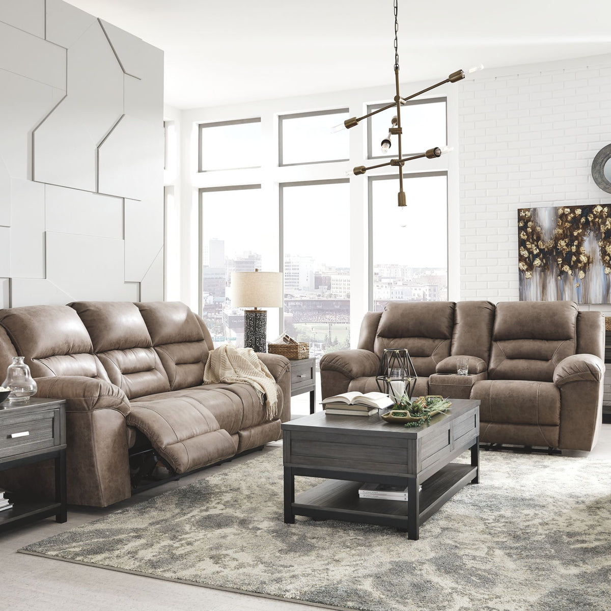 Stoneland - Power Reclining Living Room Set