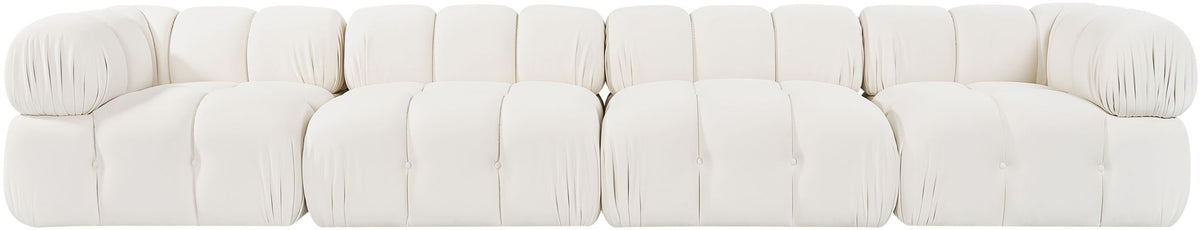 Orin - Fabric Velvet 4 Piece Modular Sofa