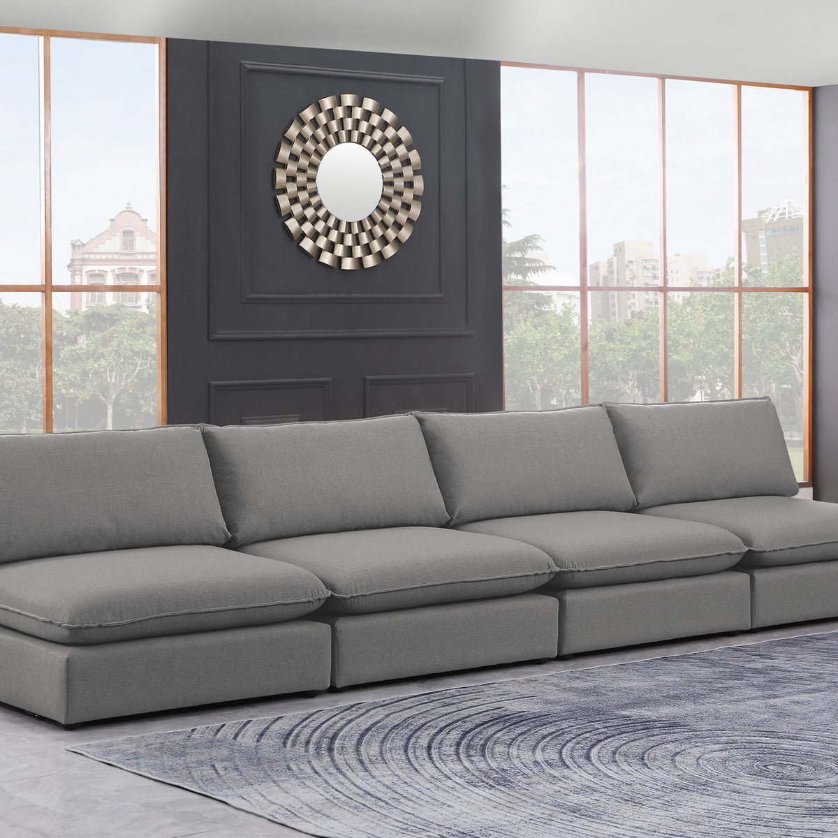 Mackenzie - Modular Sofa Armless - 4 Seats