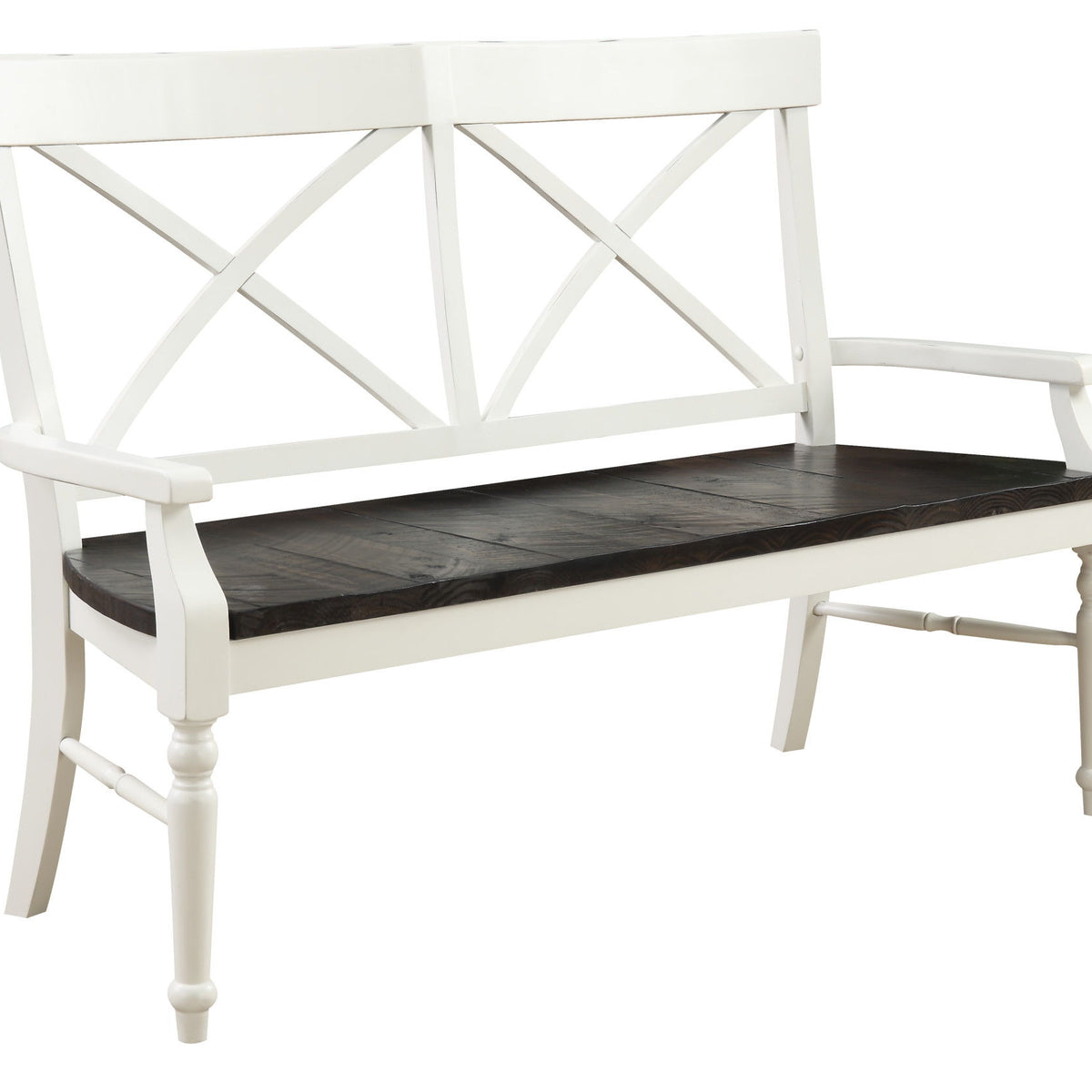 Mountina - Bench - Brown / White