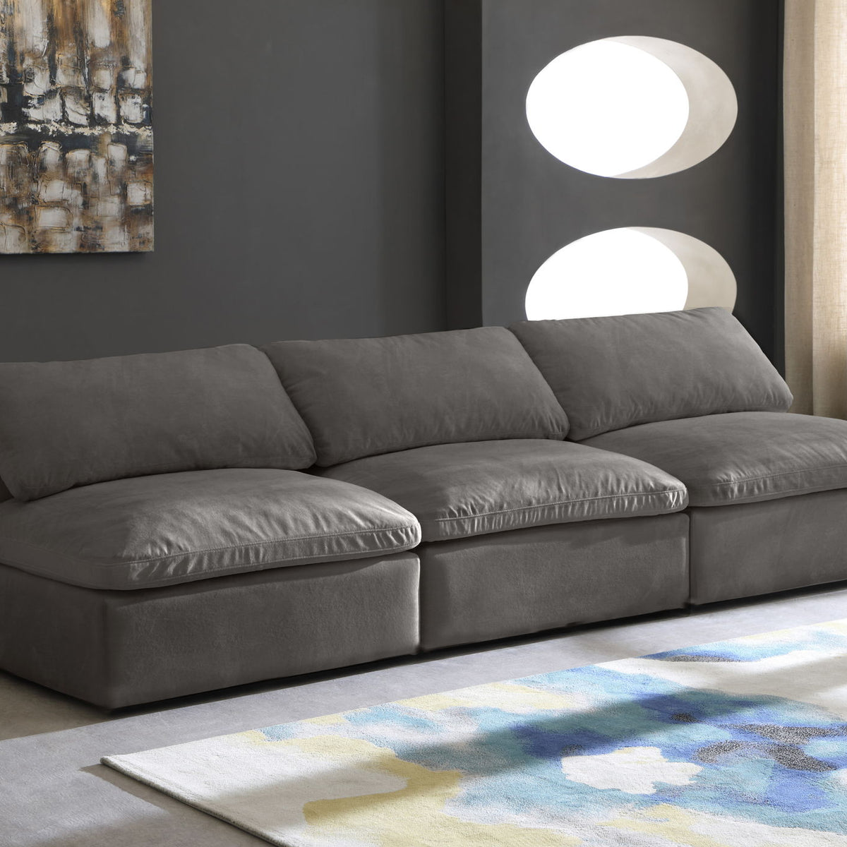 Cozy - Modular Armless 3 Seat Sofa