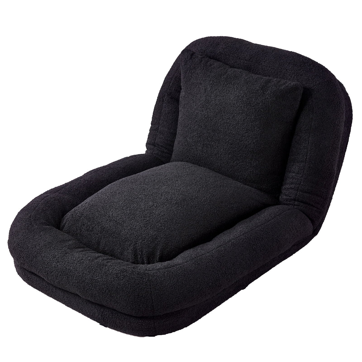 Contemporary Folding Sofa Chair With 5 Adjustable Positions For Gaming, Meditation, And Relaxation
