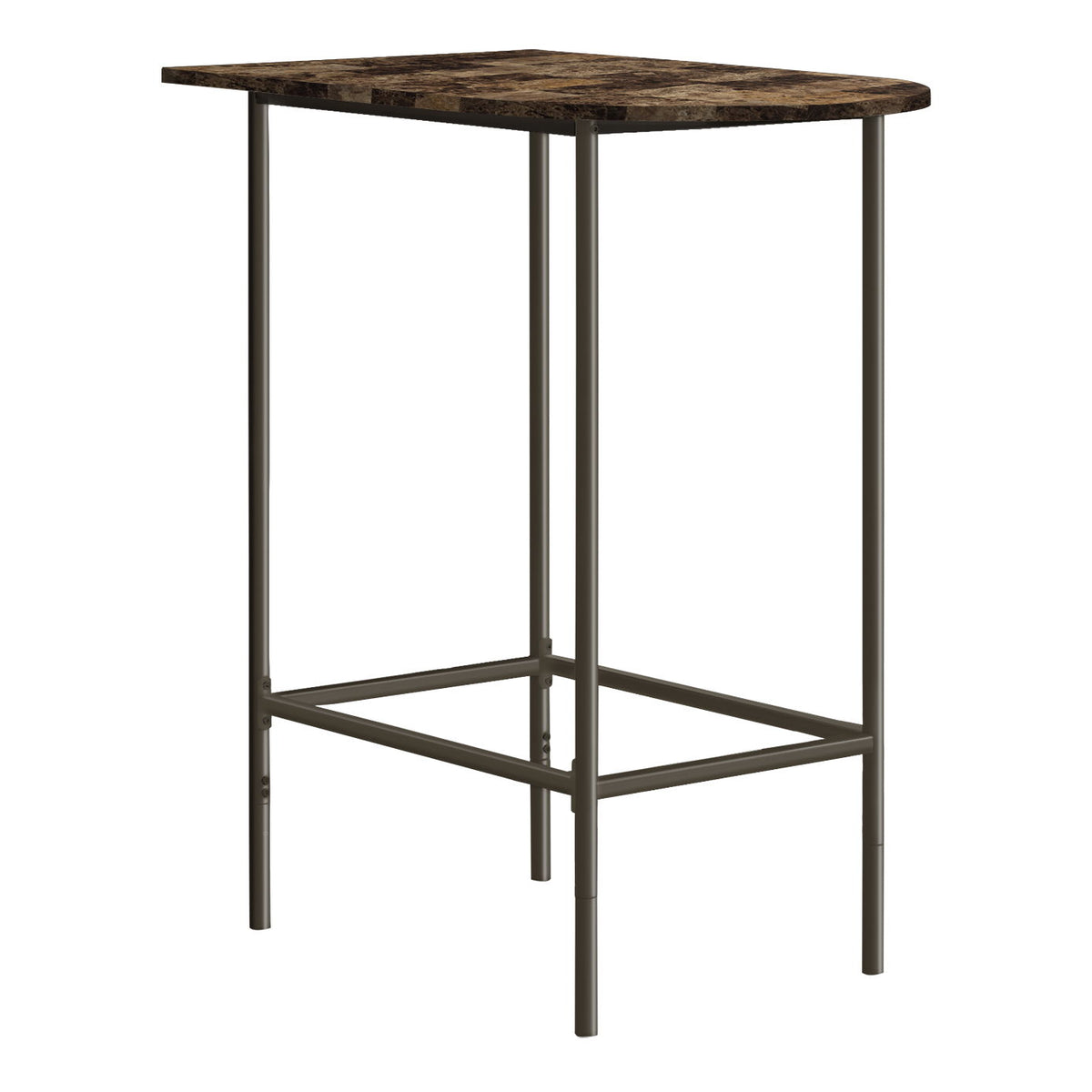 Home Bar Table With Bar Height Small Rectangular For Kitchen