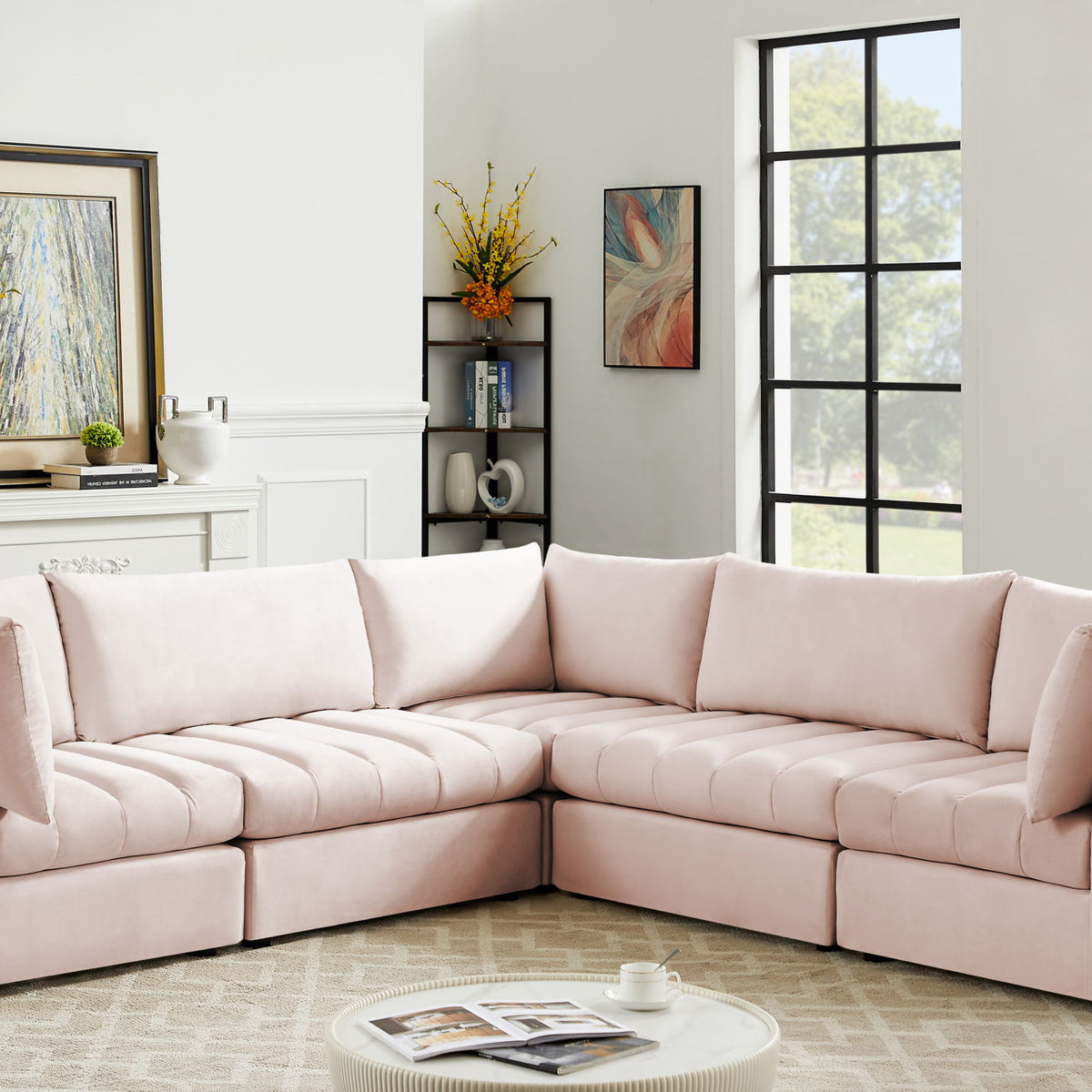 Jacob - Modular Corner Sectional 5 Piece