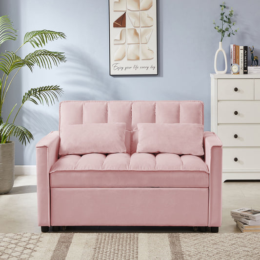 Velvet Loveseat Sofa Bed