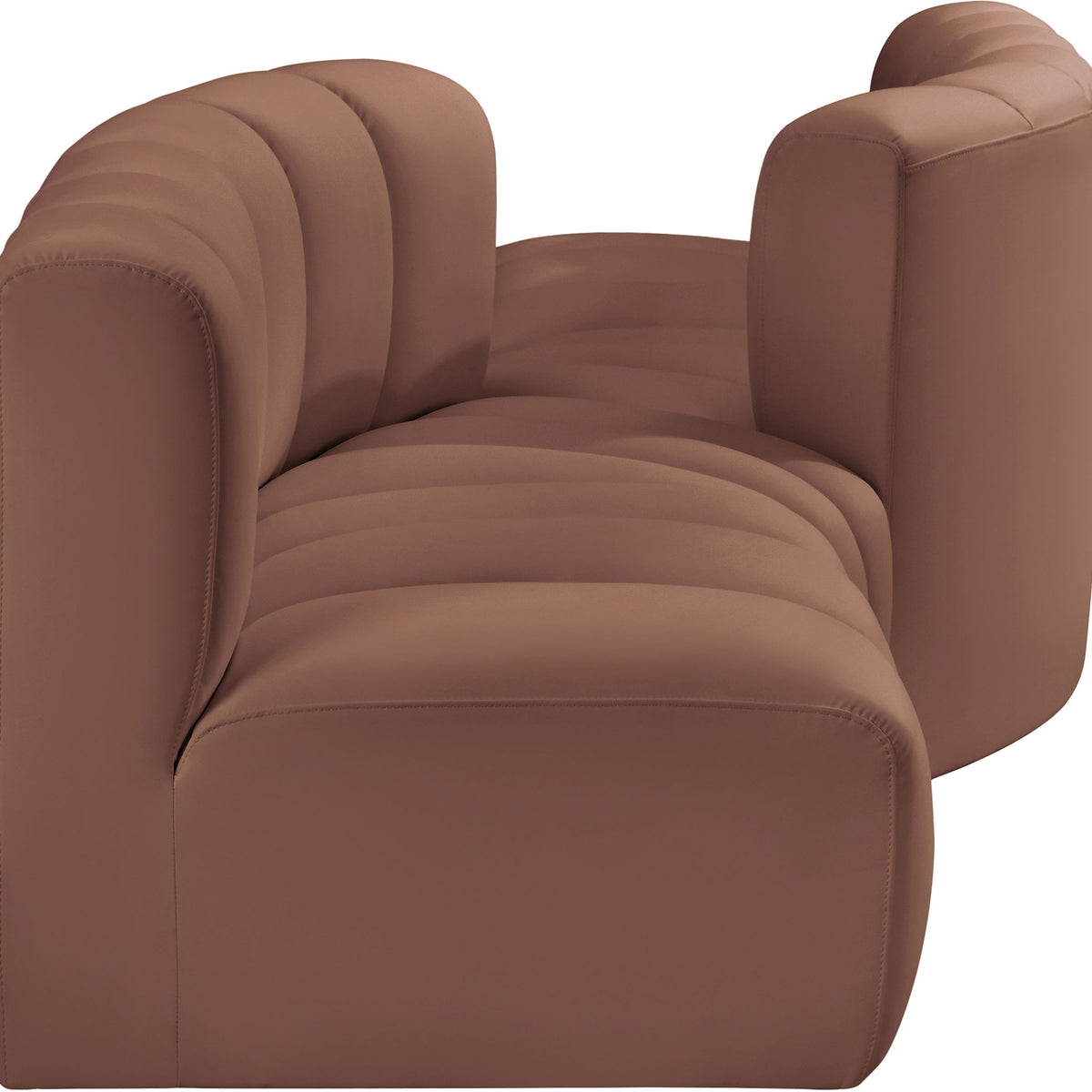 Arc - Faux Leather 4 Piece Sofa