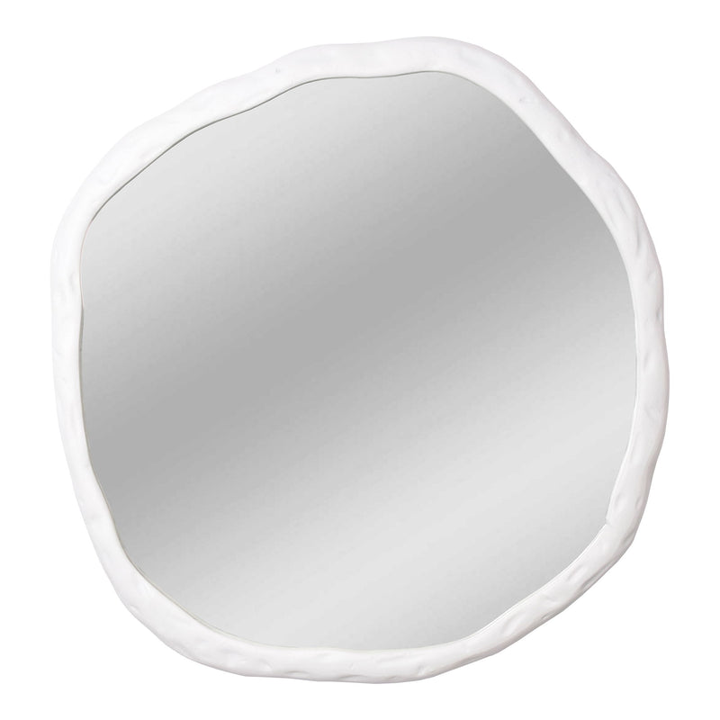 Foundry - Large Mirror - Pearl Silver