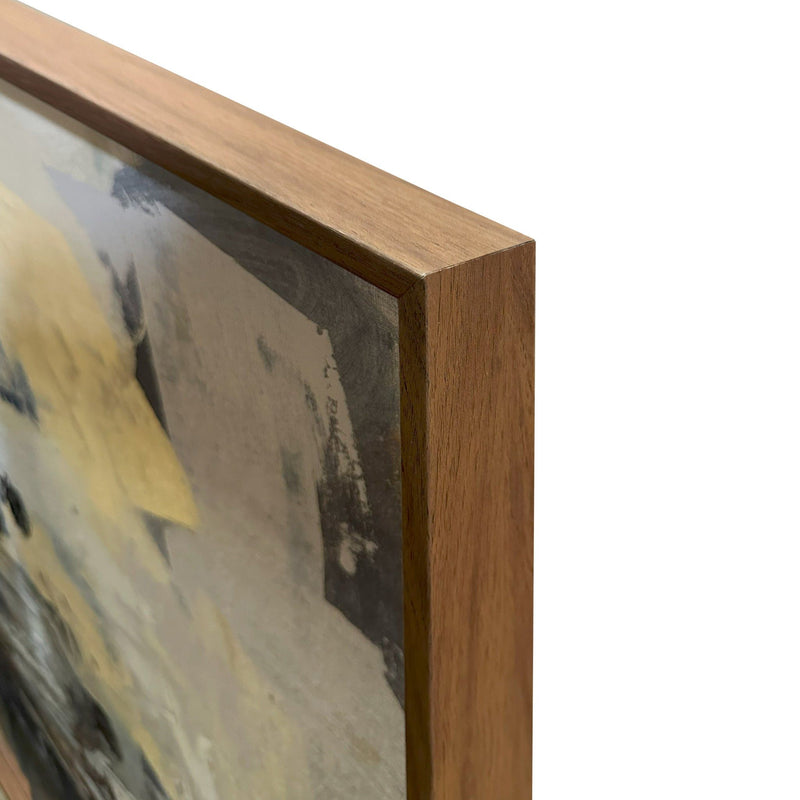 Martini - 36" x 72" Painting Art By Buddy Whitlock - Dark Gray / White