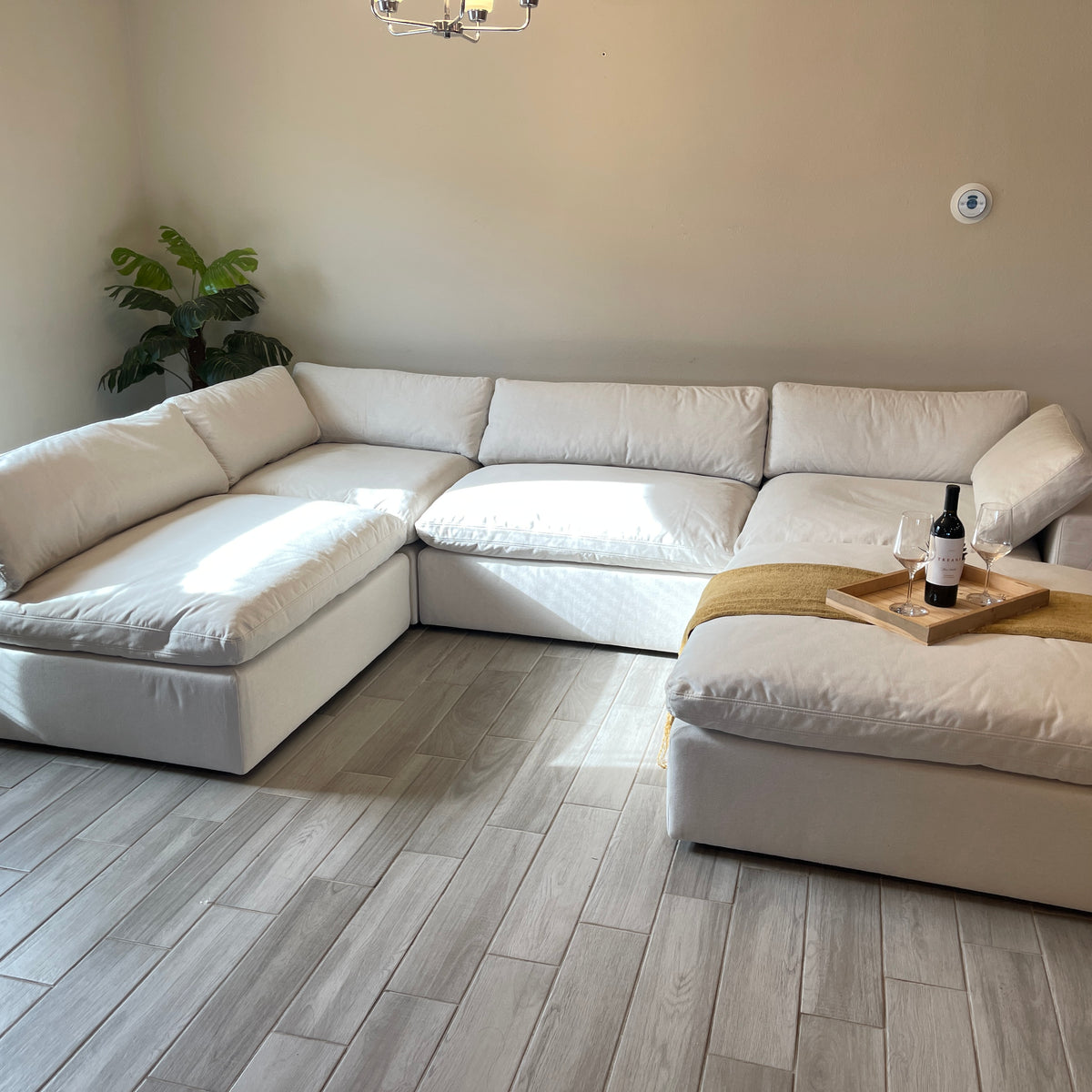 Off White “Dreamee” Cloud Couch Sectional