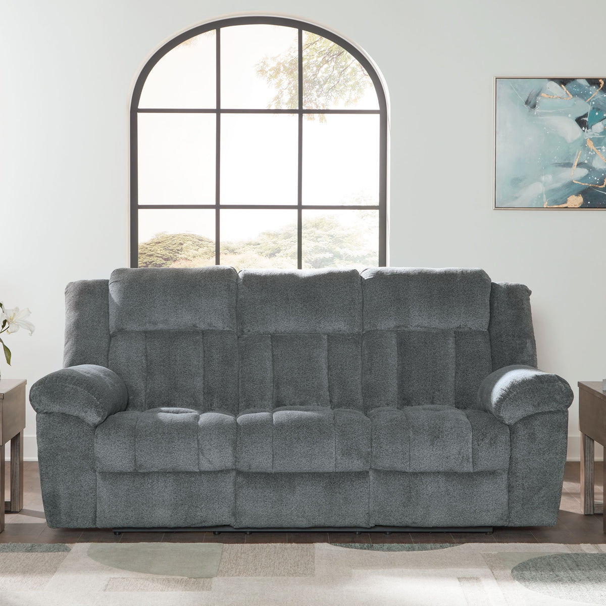 Tip-off - Power Reclining Sofa With Adj Headrest