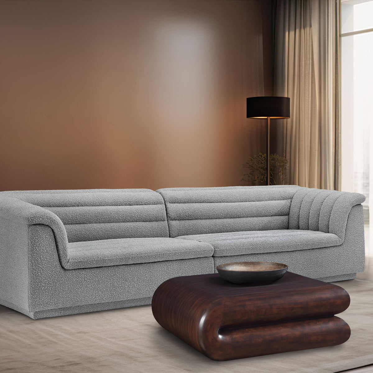 Cascade - Boucle Modular Sofa