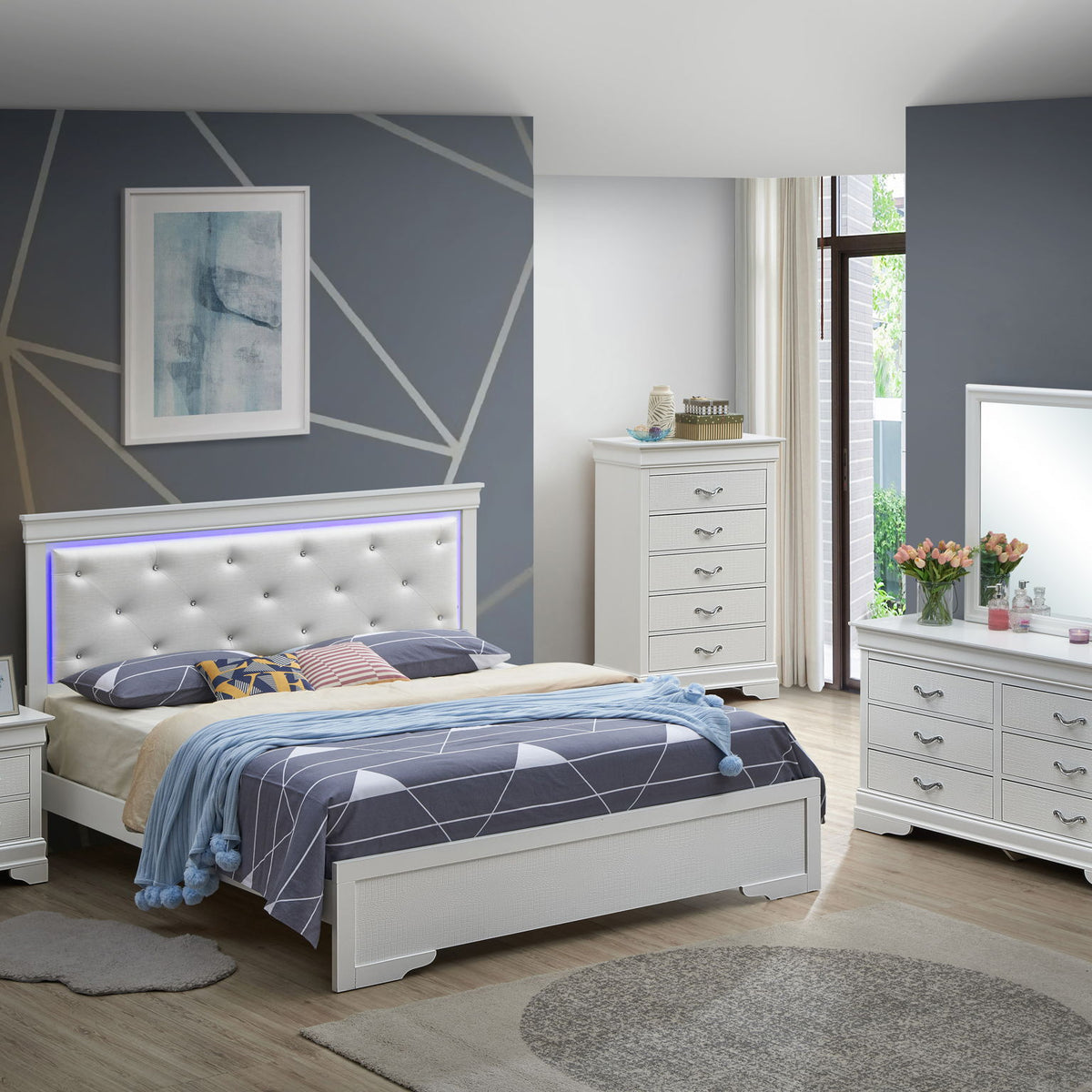 LED Elegant Bed