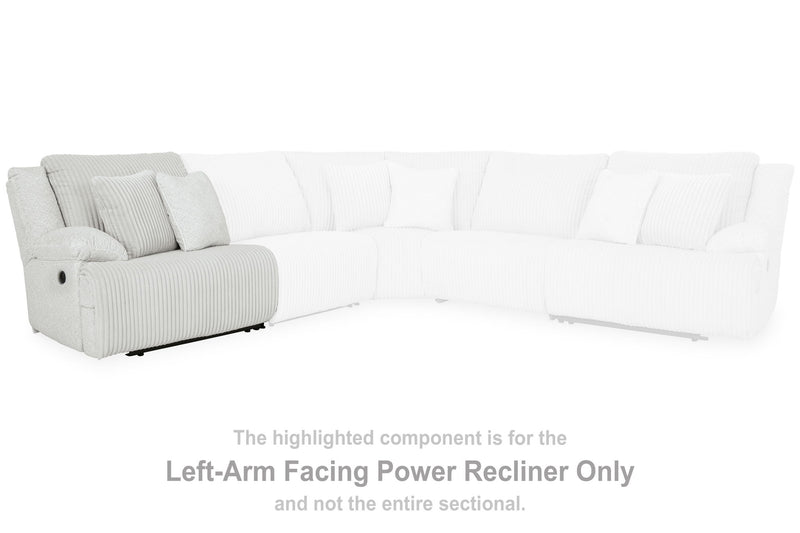 Top Tier - Laf Zero Wall Power Recliner - Alloy