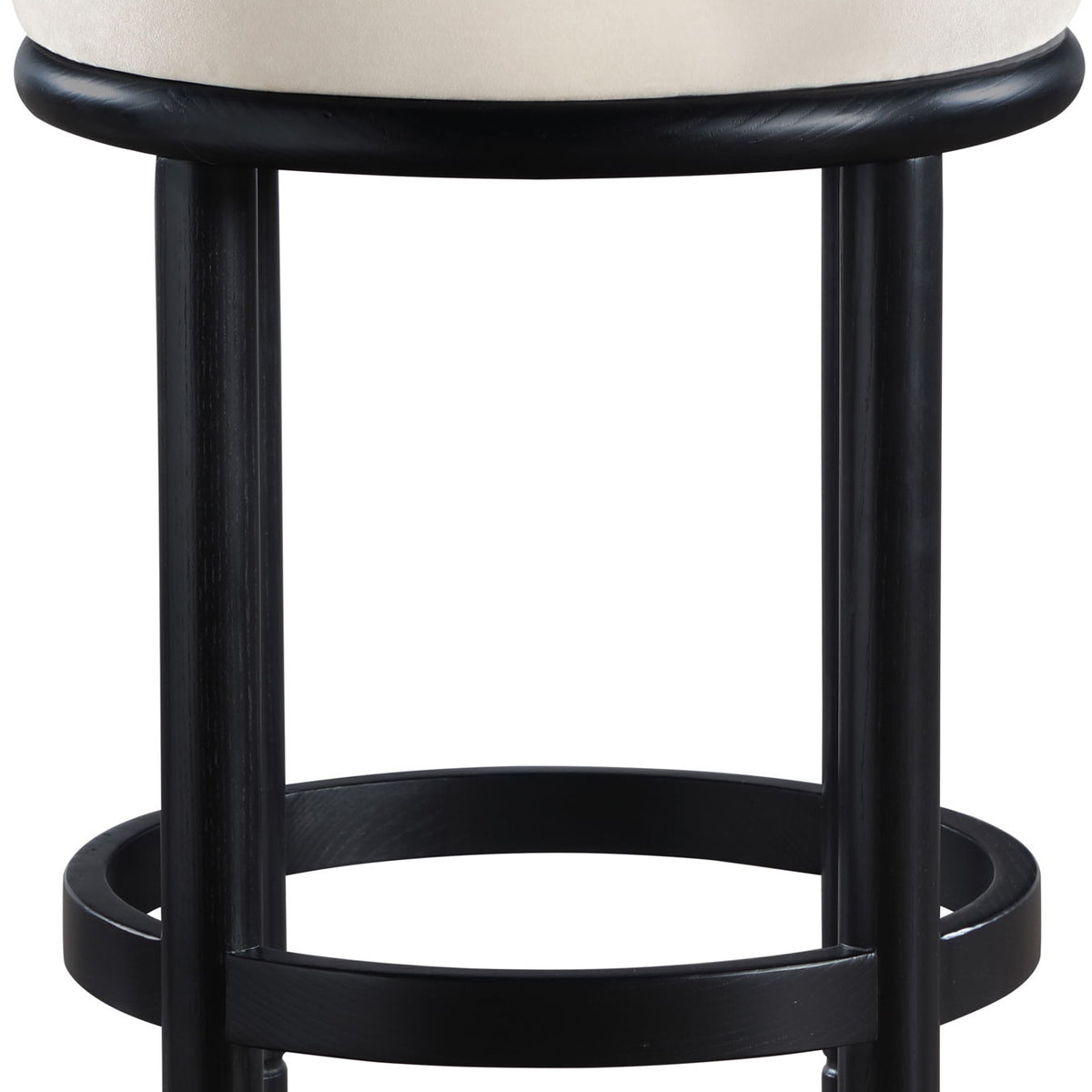 Monette - Counter Stool With Black Base
