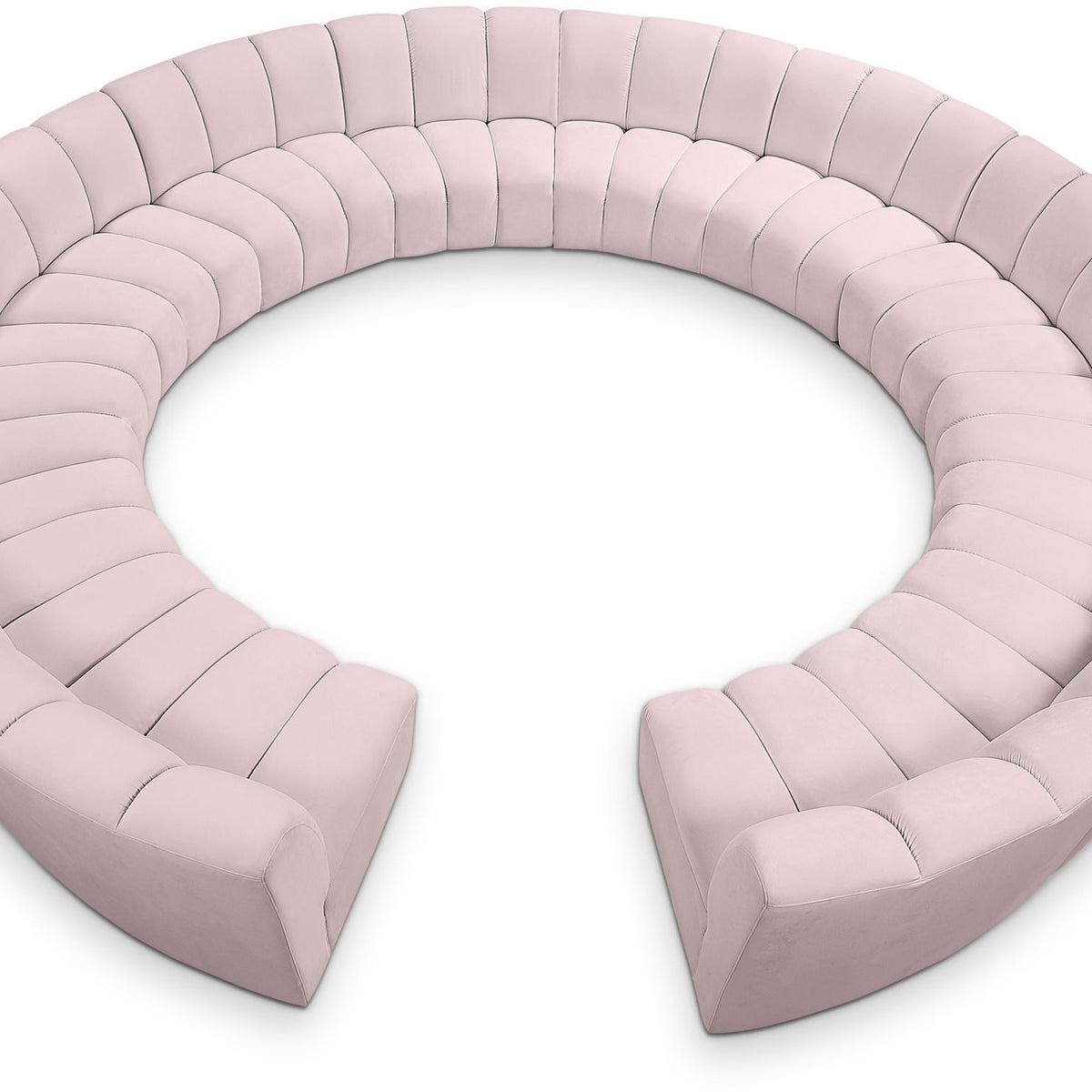 Infinity - 12 Piece Velvet Modular Sectional