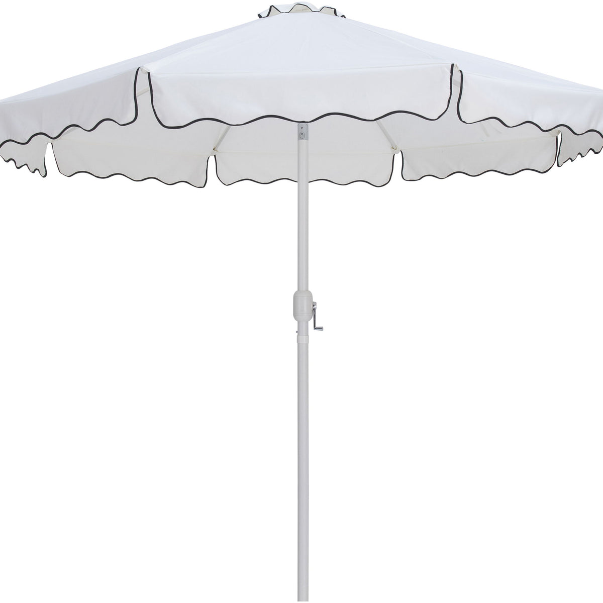Amalfi - Patio Umbrella - White Base / White Pole