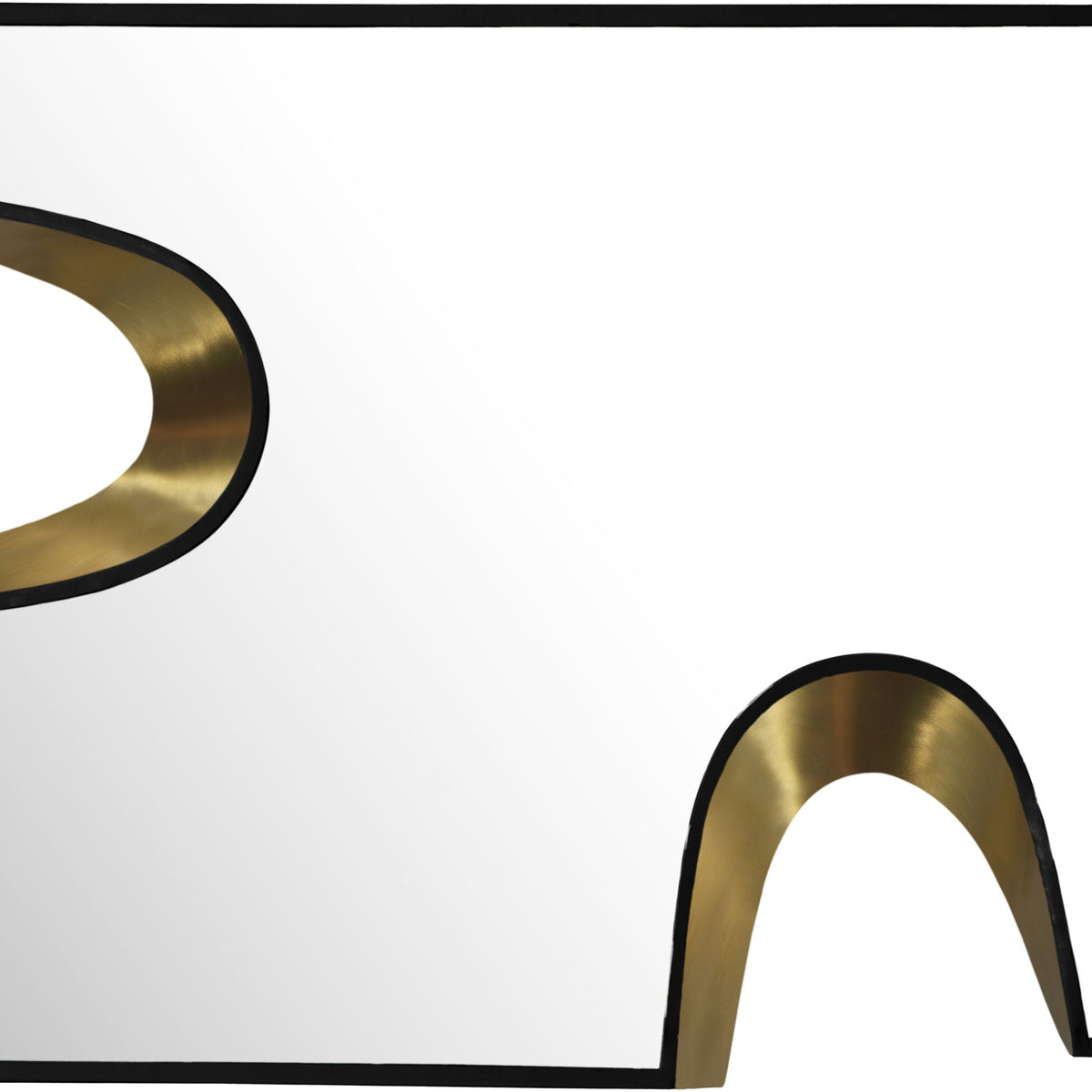 Soleil - Mirror With Gold Accent