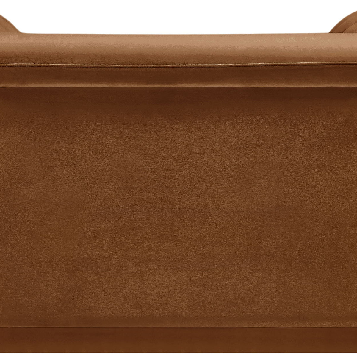 Cascade - Velvet Chair - Saddle