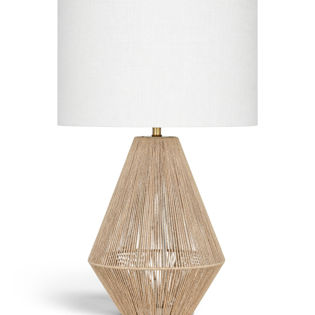 Soraya - Jute And Cotton Table Lamp - Beige