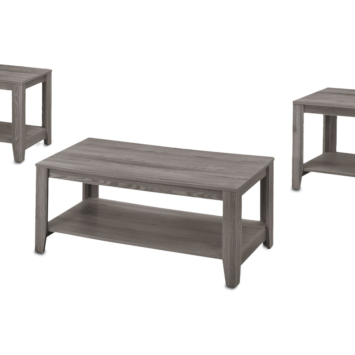 Table Set, Coffee, End, Side, Accent, Transitional (Set of 3)