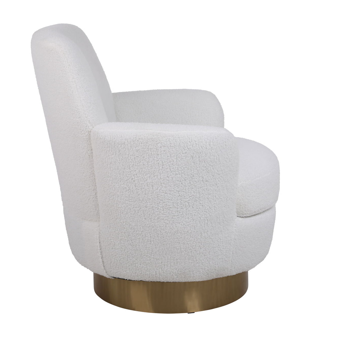 Teddy Swivel Barrel Chair, Swivel Accent Chairs Armchair For Living Room
