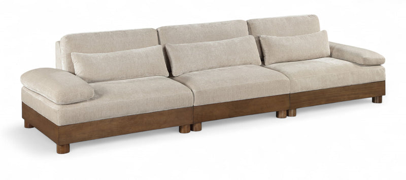 Turin - Fabric Upholstered Modular Sectional - Taupe