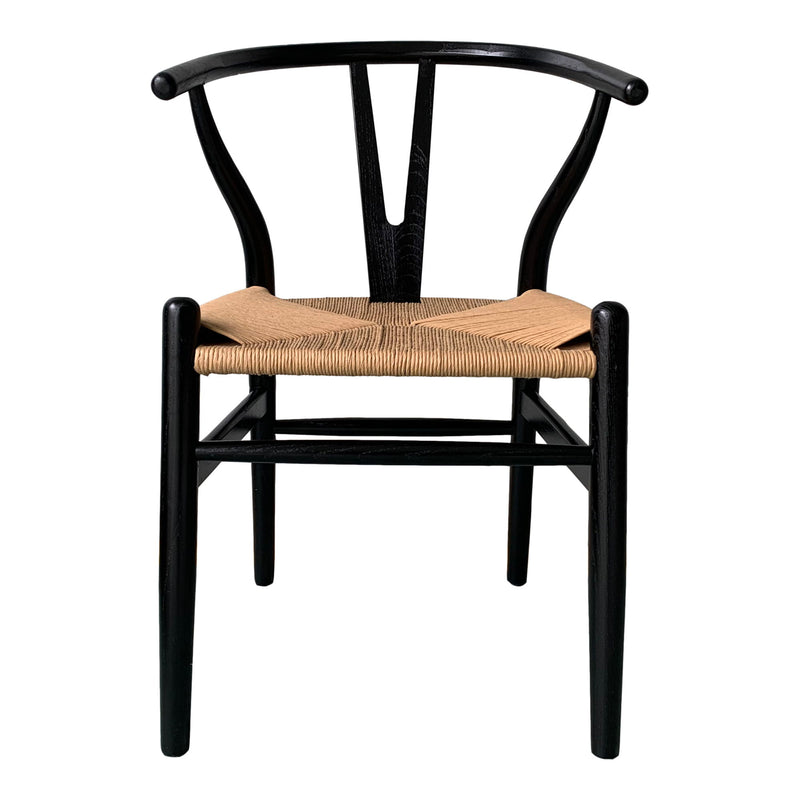 Ventana - Dining Chair (Set of 2) - Black / Natural