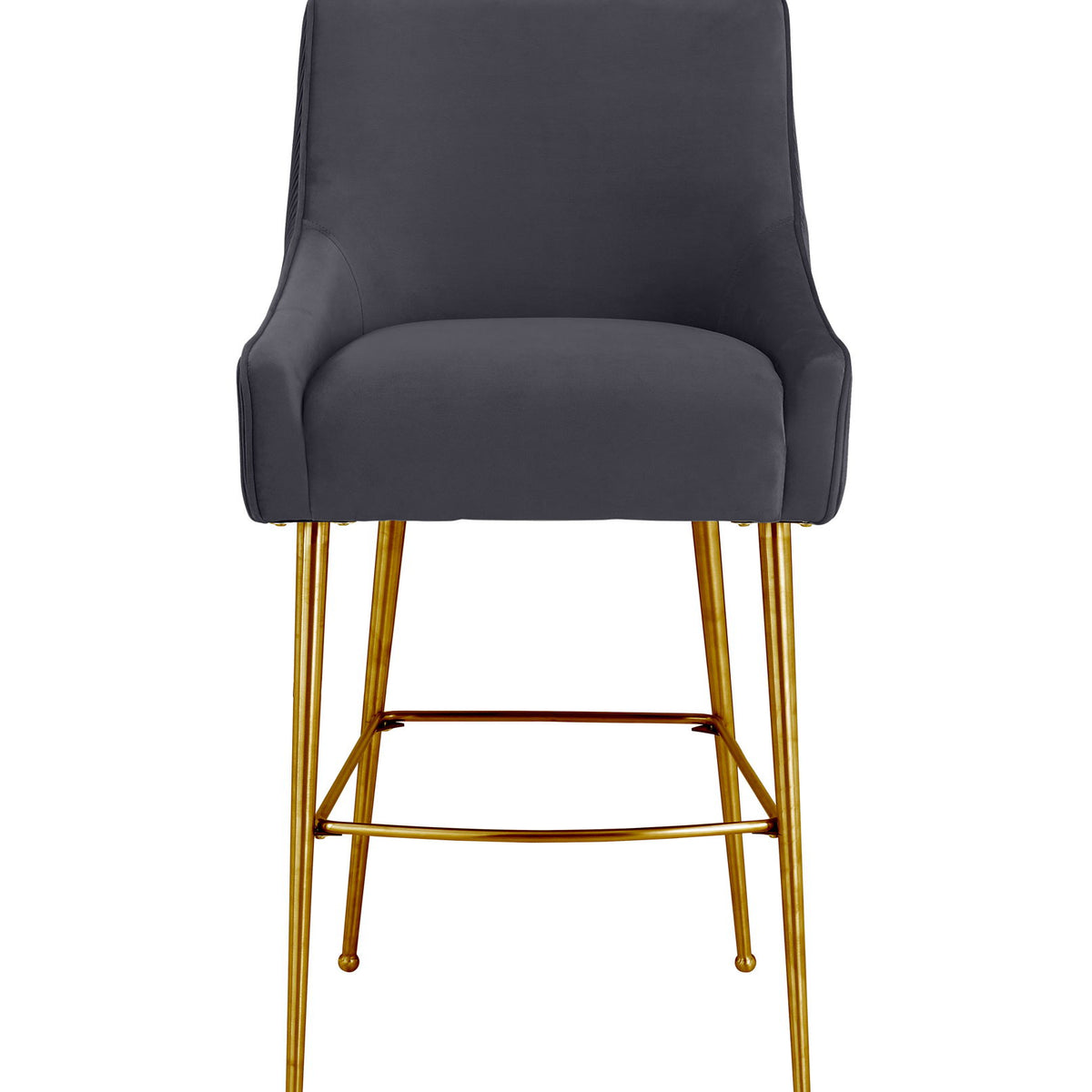 Beatrix - Pleated Velvet Stool