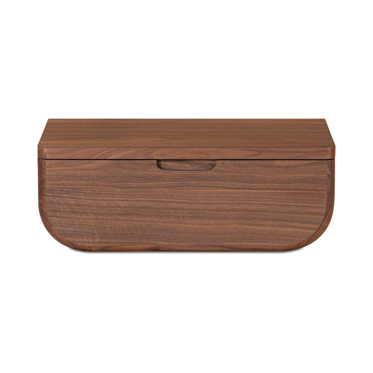 Hettie - Floating Nightstand - Dark Brown