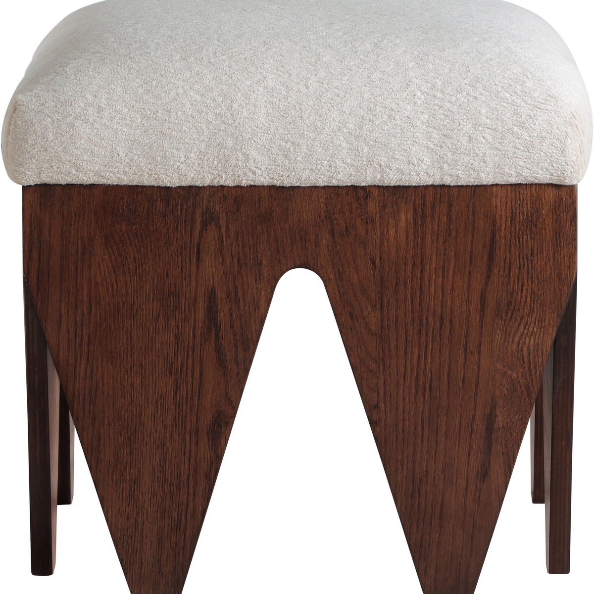 Altair - Fabric Bench - Dark Brown Base